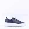 Women Paul Green Bungee Lace Platform Trainer - Navy Leather