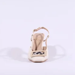 Women Una Healy Candy Man Brooch Slingback - Cream