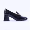 Women Wonders Cayetana Block Heel Loafer - Dark Navy Patent