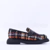 Women Marian Chunky Sole Knit Loafer - Black Multi