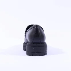 Women NeroGiardini Chunky Sole Link Loafer - Black Leather