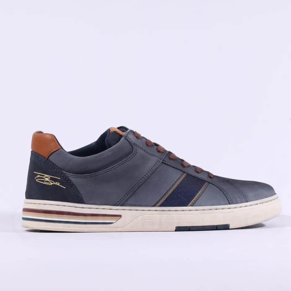 Tommy Bowe Cima Laced Casual Shoe - Blue Nubuck