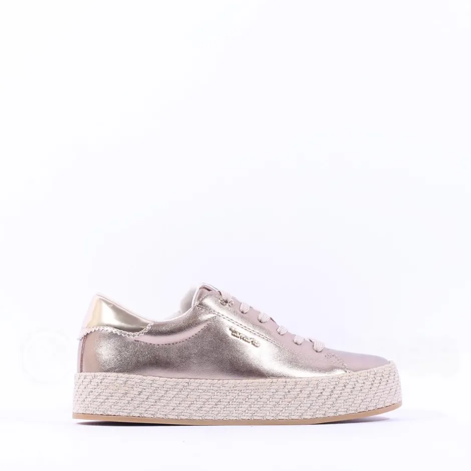 Women Tamaris Cinda Platform Trim Trainer - Gold