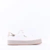 Women Tamaris Cinda Platform Trim Trainer - White Gold