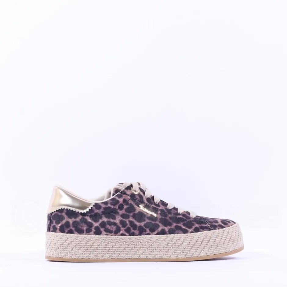Women Tamaris Cinda Platform Trim Trainer - Leopard Skin