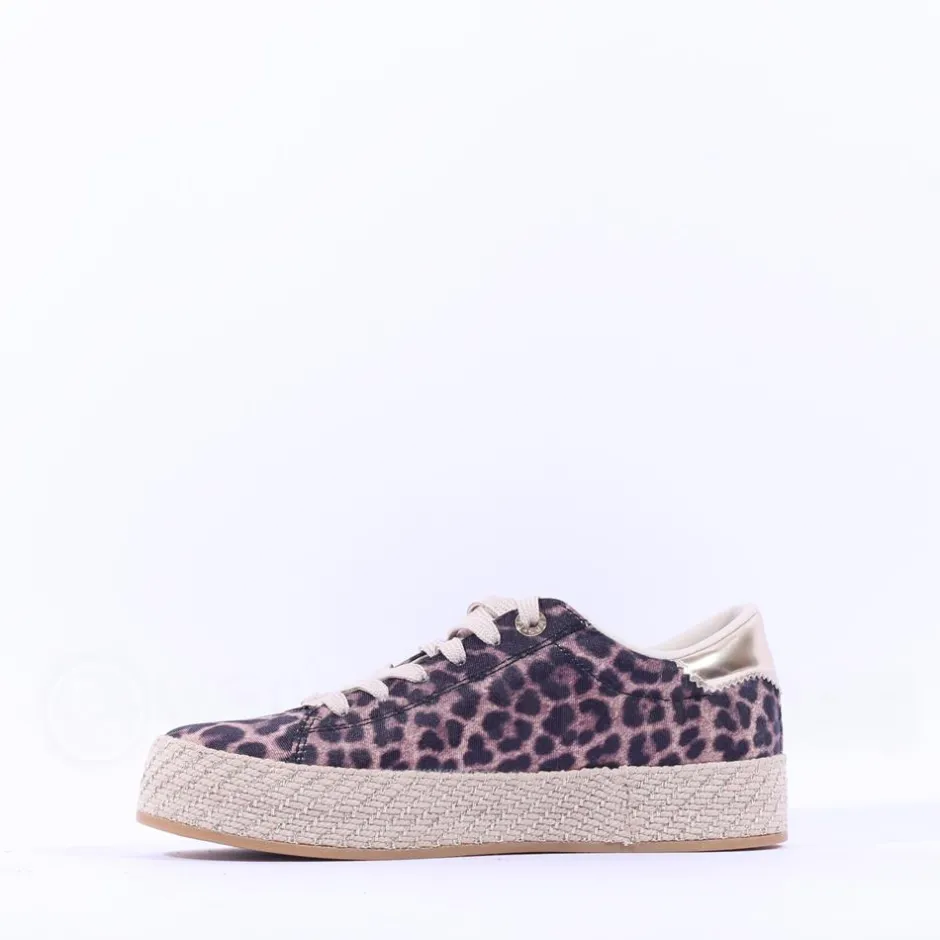 Women Tamaris Cinda Platform Trim Trainer - Leopard Skin