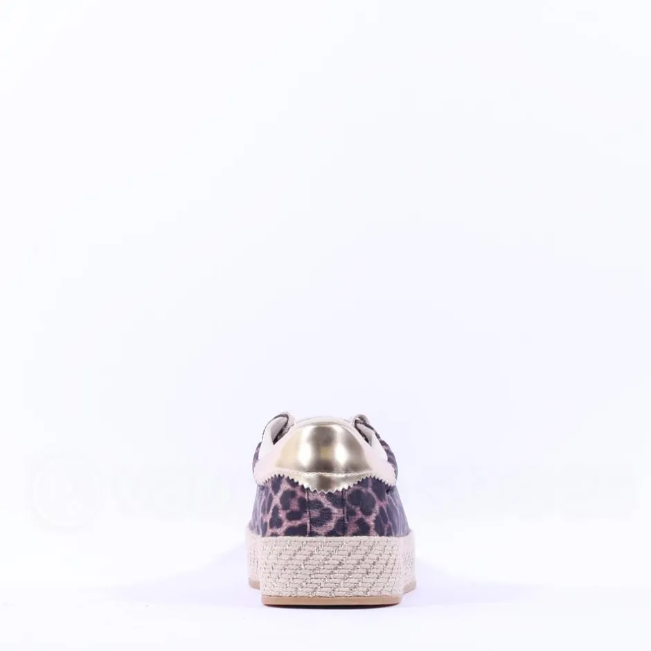 Women Tamaris Cinda Platform Trim Trainer - Leopard Skin
