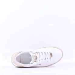 Women Tamaris Cinda Platform Trim Trainer - White Gold