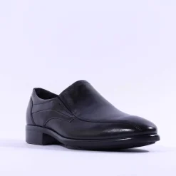 Ecco Men Citytray Slip On Shoe - Black Leather