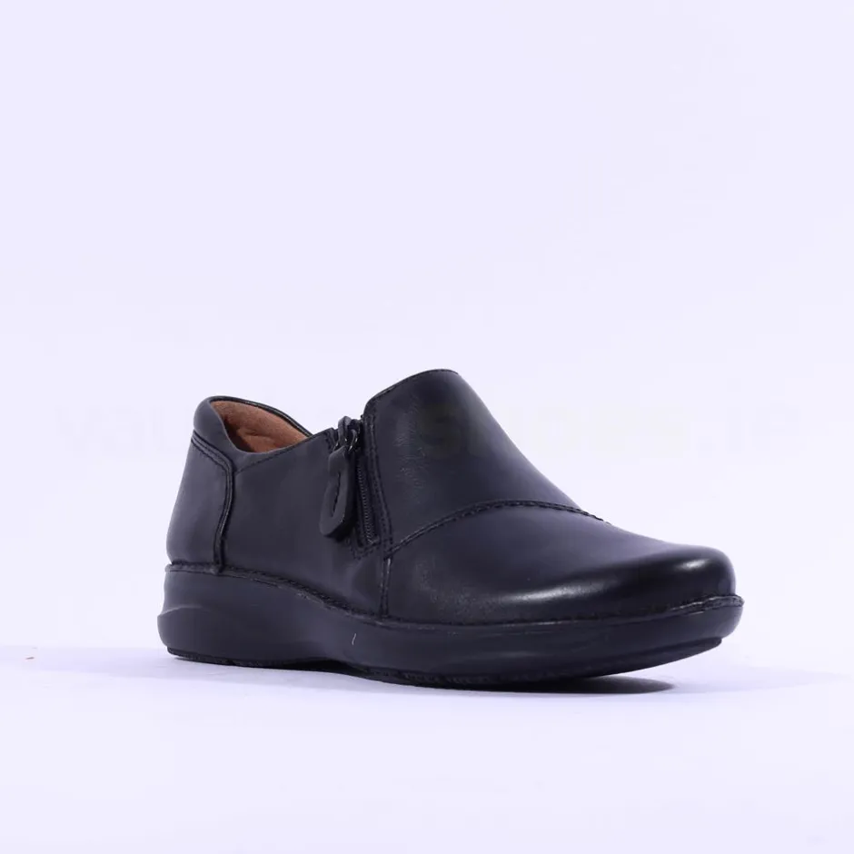 Women Clarks Women Clarks Appley Zip - Black