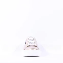 Women Marco Moreo Classic Laced Trainer - Gold Leather