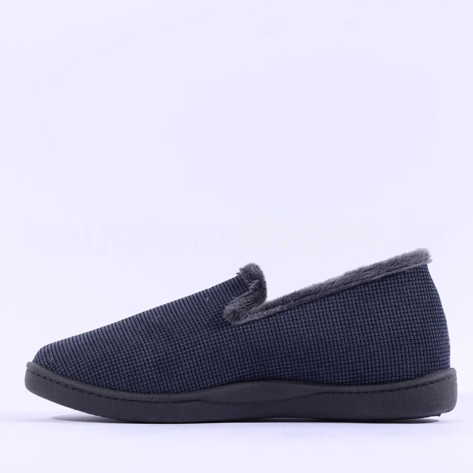 Plumaflex Men Closed House Slipper - Navy Grey