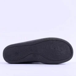 Women Plumaflex Ladies Closed House Slipper - Navy Grey
