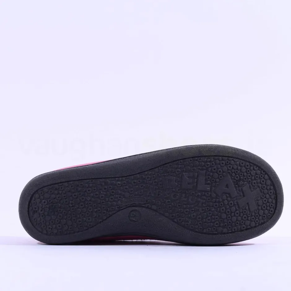 Women Plumaflex Ladies Closed House Slipper - Pink Grey