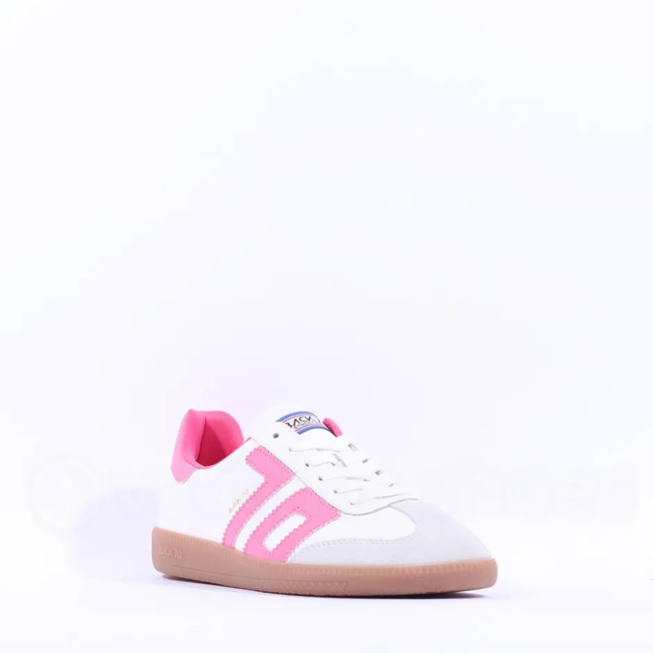 Women Back 70 Cloud Gumsole Retro Trainer - Fuchsia