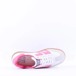 Women Back 70 Cloud Gumsole Retro Trainer - Fuchsia