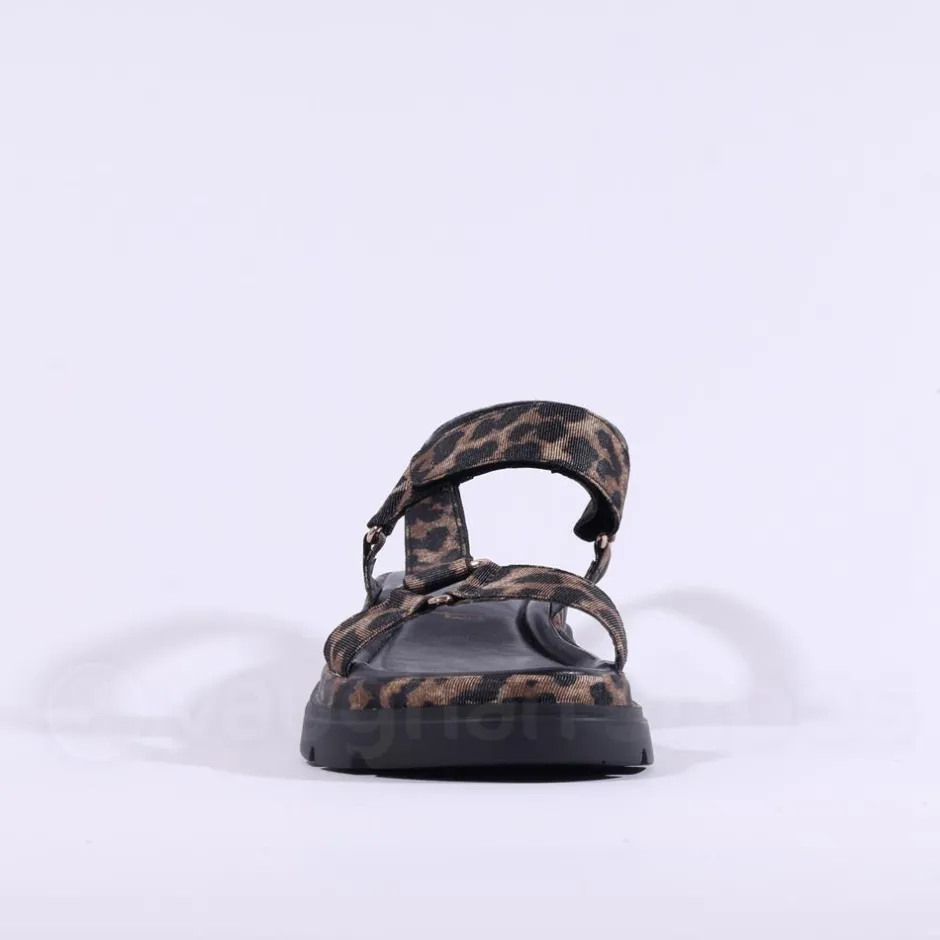 Women Tamaris Coneflower T Bar Platform Sandal - Leopard Print