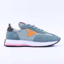 Women Victoria Cosmos Waffle Nylon Trainer - Jade