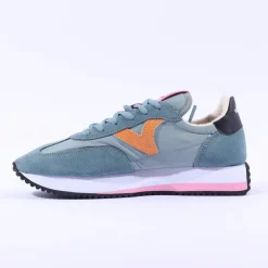 Women Victoria Cosmos Waffle Nylon Trainer - Jade