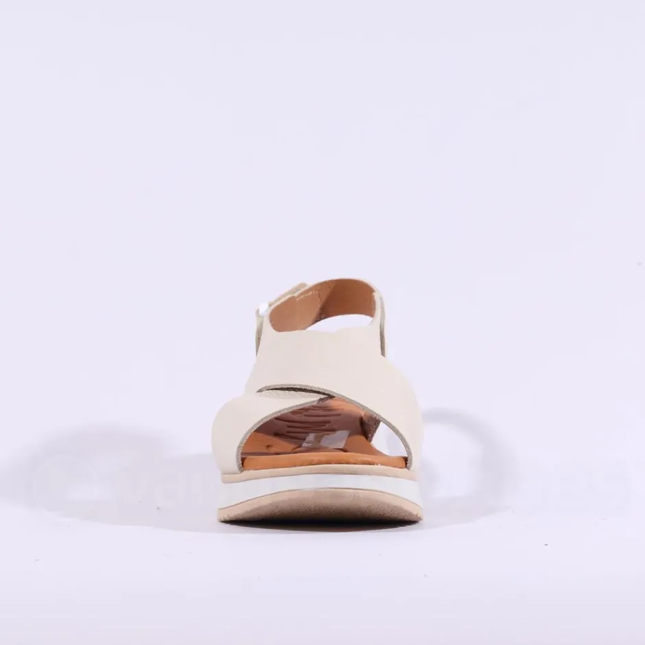 Women Oh My Sandals Criss Cross Slingback - Cream Gold