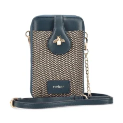 Rieker Crossbody Phone Bag - Navy Gold