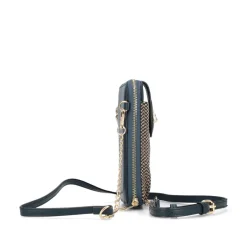 Rieker Crossbody Phone Bag - Navy Gold