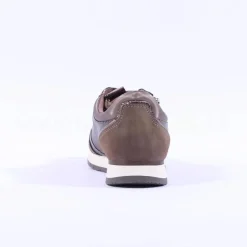 Women Tamaris Daki Side Zip Lace Trainer - Taupe Combi