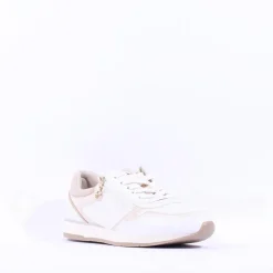 Women Tamaris Daki Side Zip Lace Trainer - Off White Combi