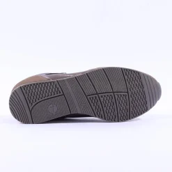 Women Tamaris Daki Side Zip Lace Trainer - Taupe Combi