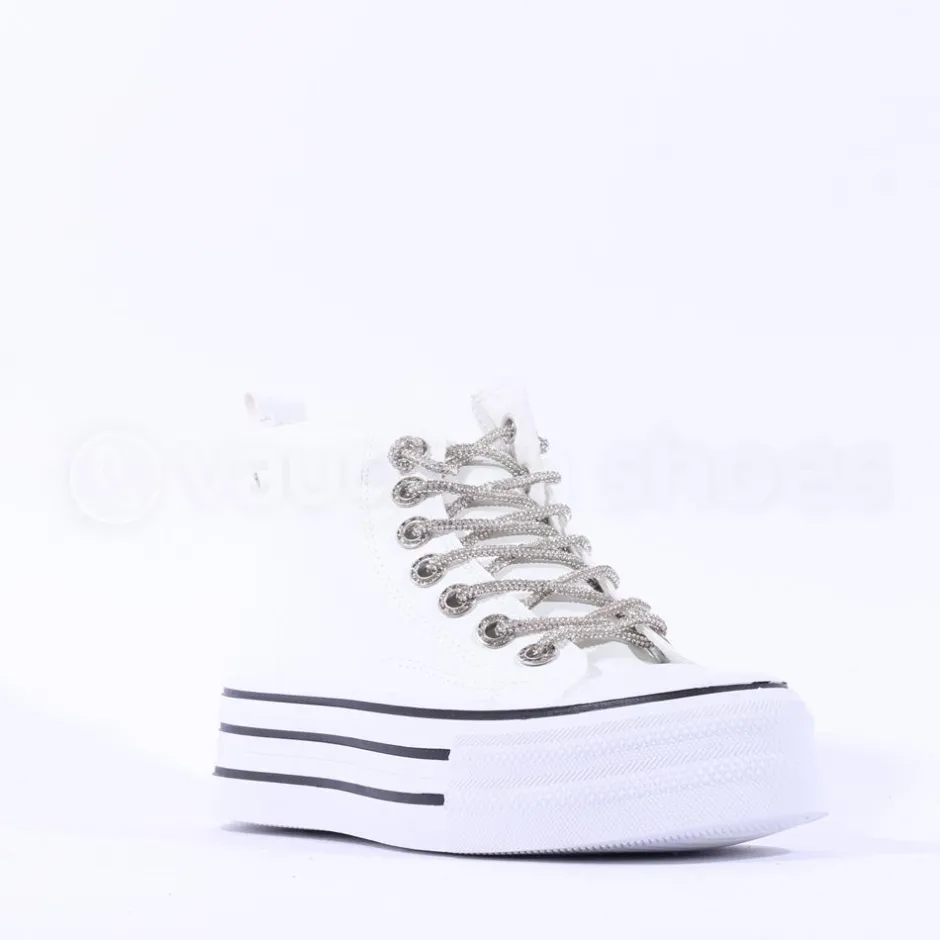 Women Una Healy Danger Zone Hi-Top Boot - Ivory