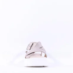 Women Gabor Daphne Chunky Sole Sandal - Metallic Leather