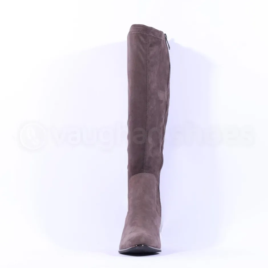 Women Marco Tozzi Delo Block Heel Knee High - Pepper