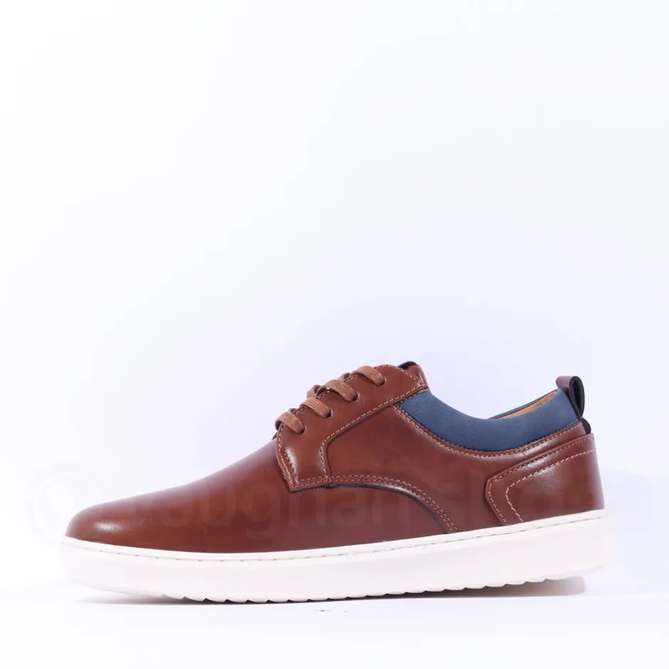 6th Sense Denver Laced Casual Shoe - Brown