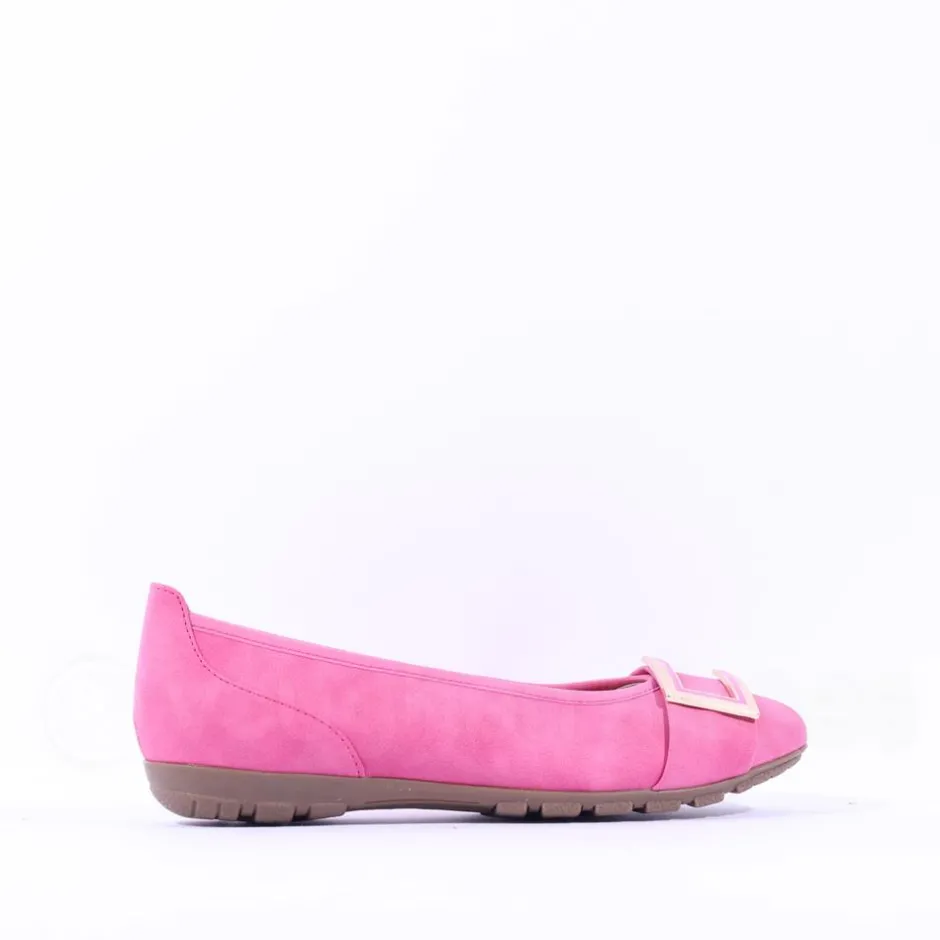 Women Marco Tozzi Dongo Square Brooch Pump - Pink