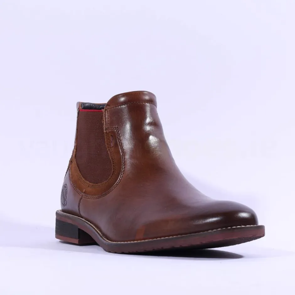 Dubarry Men Dubarry Santos Gusset Boot - Tan Leather