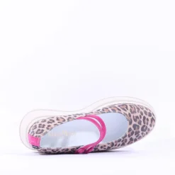 Women Marco Moreo Dublin 2 Strap Wedge - Leopard Print