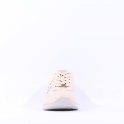Women Caprice Edith Side Panel Comfort Shoe - Cream Gold