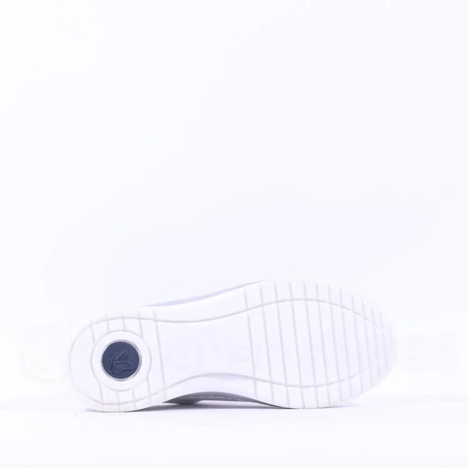 Women Caprice Edith Side Zip Comfort Shoe - White Silver