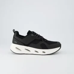 Ten Haag Men Elastic Lace Trainer - Black