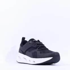 Ten Haag Men Elastic Lace Trainer - Black
