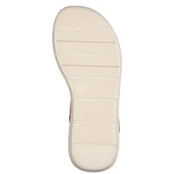 Women Jana Elasticated Strappy Platform Sandal - White Silver