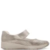 Women Jana Eloq Perforated Velcro Strap Shoe - Rose Gold