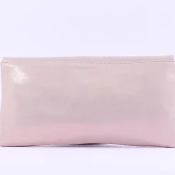 Le Babe Envelope Clutch Chain Handbag - Nude Shimmer