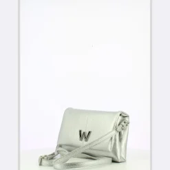 Wonders Envelope Flap Crossbody Bag - Silver