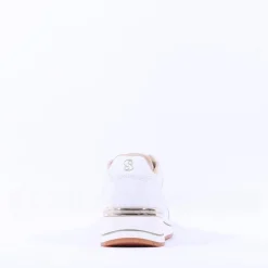 Women S.Oliver Erin Wedge Laced Trainer - White