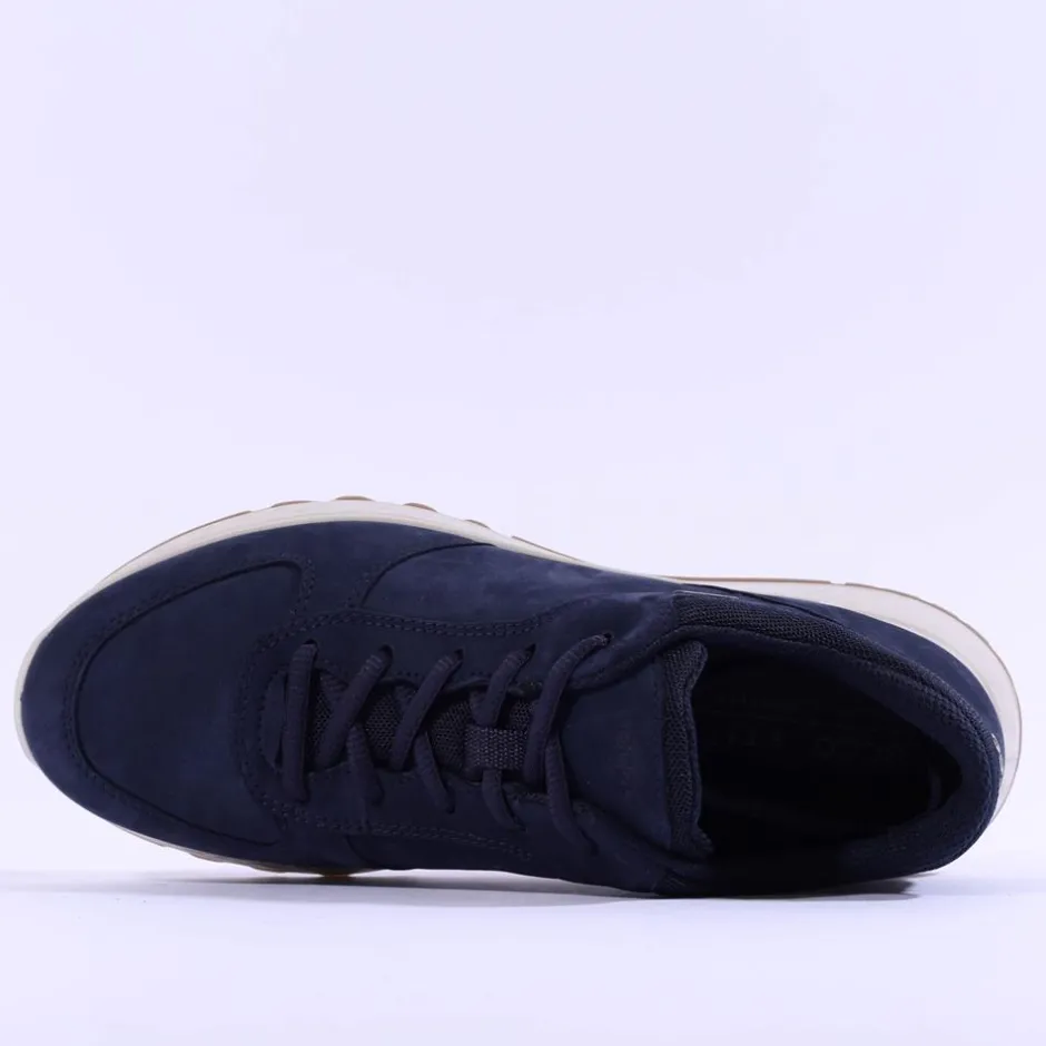Women Ecco Women Exostride Goretex - Navy Nubuck