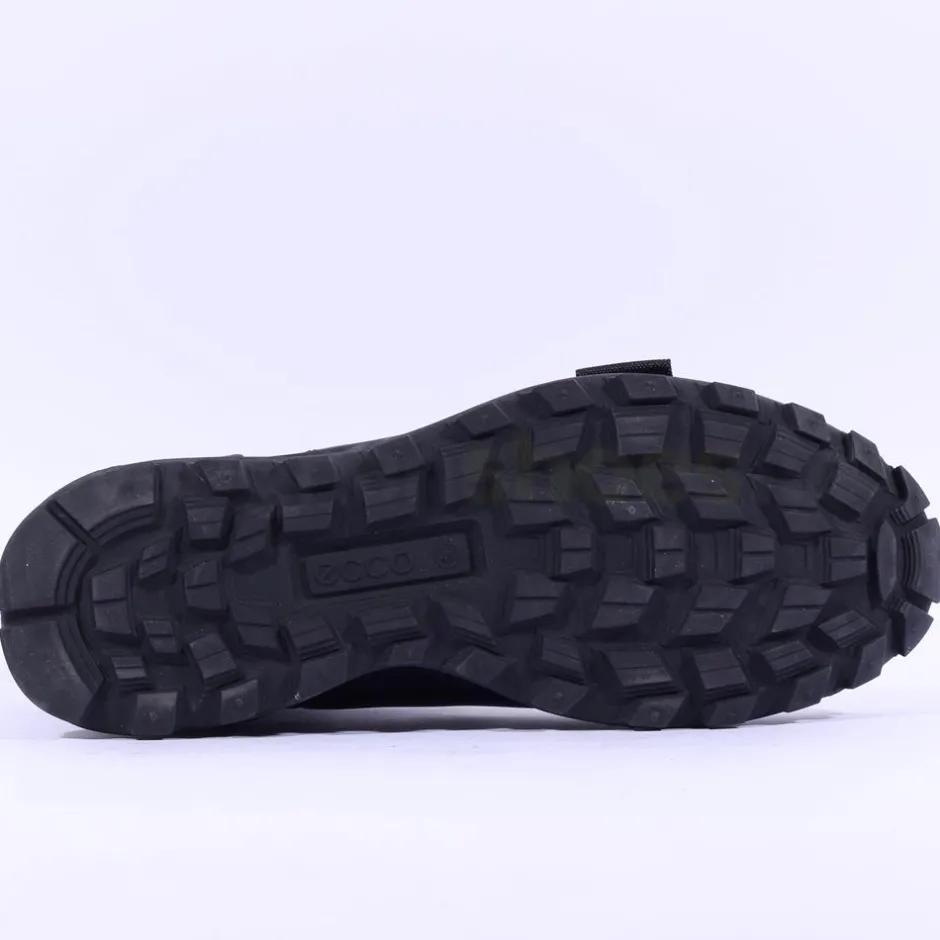 Ecco Men Exostrike Boot Velcro Straps - Black Grey