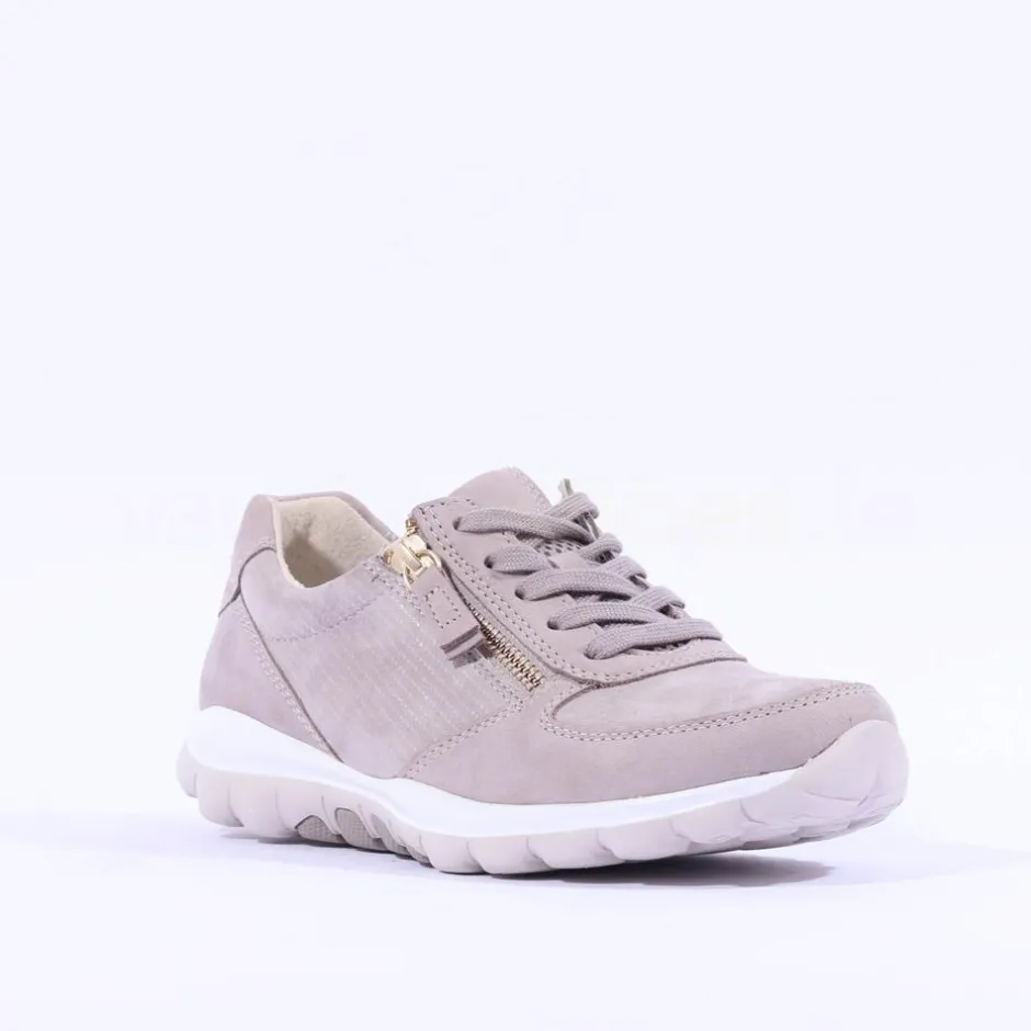 Women Gabor Fantastic Rolling Soft Twin Zip - Beige Shimmer