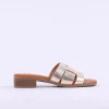 Women Oh My Sandals Flat Mule Slider - Gold