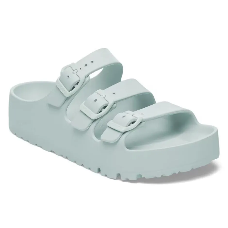 Women Birkenstock Florida Flex Platform Eva - Surf Green